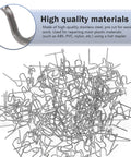 Plastic Welding Staples Kit 1000 Pieces For Auto Body Repairs Stainless Steel Staples 0.8mm And 0.6mm for ABS PVC Nylon