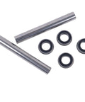 2X Stainless Steel Front Wheel Axle And Bearing Conversion Kit For Husqvarna 6 Inch Wheel Sleeves shown in image