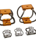 High strength 304 stainless steel wire rope isolator provides stable anti vibration damping for cameras, gimbals, PTZ stabilizers
