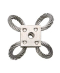 RC UAV Aerial Photography Wire Rope Isolator 304 Stainless Steel Gimbal Stabilizer Anti Vibration Shock Absorber top view