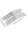 Stainless Steel Workholding Dogs Set for Router Sled and CNC Hold Down 6 Piece Multi Surface Anchoring Kit component with dimensions