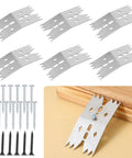 Stainless Steel Workholding Dogs Set for Router Sled and CNC Hold Down 6 Piece Multi Surface Anchoring Kit with T Bolt Nail and Screw Options
