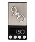 2.65 Inch Trigger Snap Hooks Marine Grade Stainless Steel 316 Swivel Snap Hooks on digital scale