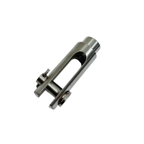 Stainless T316 Right Hand Threaded Yoke End Three Eighths Inch 4 Pack 1200 Lbs close-up view