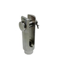 Stainless T316 Right Hand Threaded Yoke End Three Eighths Inch 4 Pack 1200 Lbs, close-up view of single yoke end.