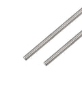 3/8-24 stainless steel fully threaded rods, 12 inch length with right hand fine thread, shown as two unattached rods, corrosion resistant