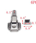 Stainless Steel Toggle Latch With Compression Spring Draw Latch Clamp 2.6 Inch Length Six Pack For Cabinets Boxes And Instrument Cases Heavy Duty Double Spring Loaded For Firm Hold