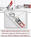 Toggle Latch Clamp 304 Stainless Steel Heavy Duty With Lock Hole Adjustable Hasp for cabinet or tool box use