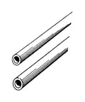 Illustration of Stainless Steel Round Tube Stock three eighths inch diameter thirty six inch length ideal for industrial fabrication projects