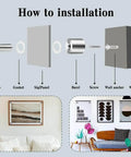 Installation guide for Standoff Screws For Acrylic Signs 12x19mm Pack With 12 Standoffs 24 Spacers And Mounting Hardware.