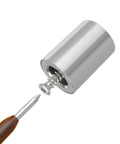 Close-up of stainless steel standoff screw from 20 Pack Standoff Screws 1 Inch Diameter And 1 Inch Length Stainless Steel With Brushed Nickel Finish For Acrylic Sign Mounting Hardware Anti Corrosion Anti Scratch Durable DIY Display Supports