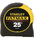 Heavy Duty Tape Measure, 25-Foot (33-725) by Stanley FatMax with black and yellow casing