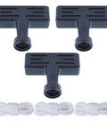 Starter Handle Rope Set For Honda GX270 GX340 GX390 GX420 GX610 GX620 Engines Replacement Pull Rope, 3 handles and ropes