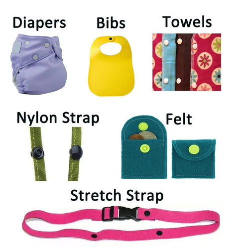Starter Fasteners Kit With 360 Pcs Snap Fasteners Size 20 And Snap Pliers For Crafts And Clothing Kam Snaps Installed