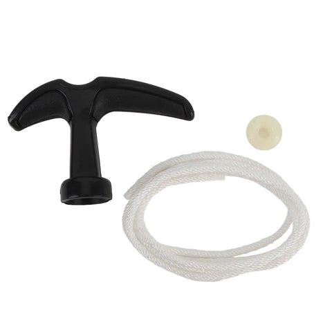 Heavy Duty Nylon Starter Rope And Handle With Comfortable Grip For 2 Stroke Engines 49cc 50cc 60cc 66cc 70cc 80cc, 970mm length