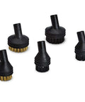 Five brushes from Wagner Spraytech C900050.M SteamMachine Nylon and Brass Brush Pack with nylon and brass bristles.