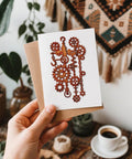 Card with intricate steampunk gear die cut design, showcasing vintage gear frames for scrapbooking by MAYJOYDIY.