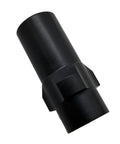 Steel 3 Lug Threaded Adapter 1/2x28 RH CNC Machined Black Oxide, angled view, black steel finish, quick-attach system