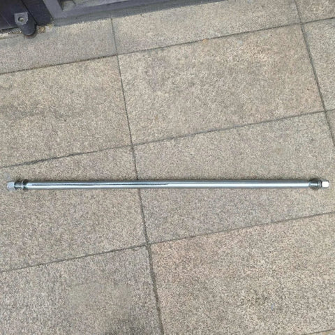 Beefed Up Heavy Duty 1 Inch Diameter 40 Inch Steel Axle Rod With 1 To 3/4 Inch Step Down 3/4-16 Fine Thread And 1/4 Inch Keyway