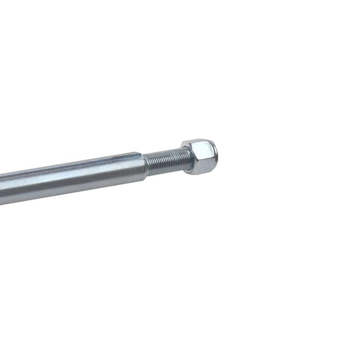 Beefed Up Heavy Duty 1 Inch Diameter 40 Inch Steel Axle Rod With 1 To 3/4 Inch Step Down 3/4-16 Fine Thread And 1/4 Inch Keyway
