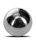 Replacement Steel Ball for Shoot The Moon Game & Pinball - 1.06 Inch (26.92 mm) polished steel ball, front view
