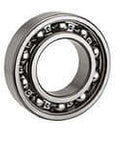 Metal ball bearing used in engineering and machinery applications, showcasing precision design and durable construction.