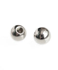 Close-up of two steel ball rod ends from Sixteen Pieces Set Of 10mm M4 Threaded Steel Ball Rod Ends For Kossel Delta 3D Printer Magnetic Ball Joint System