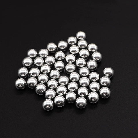 Steel balls from the ✝️ 490-Pack Utility Cart 12.7 mm Platform Size Steel Frame used for moving heavy cargo at home and warehouse