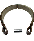 Three And Three Quarters Inch Band Brake With Steel Bands And Bonded Lining For Small Machinery Applications, top view