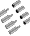 8 pieces of 20-Pack Weldable Barrel Hinges Built Tough Two And Three Eighths Inch By One Half Inch Heavy Duty Steel Weld On Bullet Door Hinges