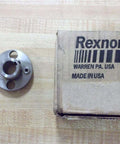 DBZ 50 RB 5/8 Inch Hub 514401 For Rexnord System next to packaging, steel bearing hub for conveyor and gear drive component.