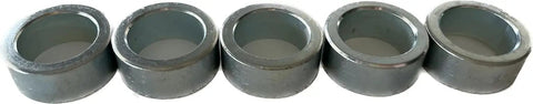 Five Eighths Inch Inner Diameter Steel Bolt Spacer With Seven Eighths Inch Outer Diameter And Three Eighths Inch Length Zinc Plated DOM Tubing Chamfered Edges