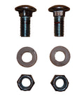 Hardware set for Deluxe One Size Fits All Orange And Black Motorcycle Wheel Chock With Quick Disconnect Mounting Plate