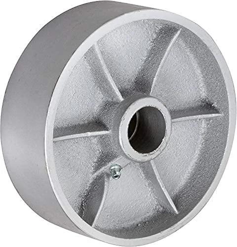 6 Inch By 2 Inch Steel Heavy Duty Industrial Casters Four Pack With Swivel Top Lock Brake Top Plate For Industrial Equipment Mobility 4800 Lbs Load Capacity Durable Performance On Tough Surfaces