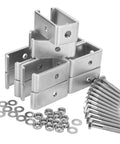 Heavy-duty steel channel trolley hanger bracket supports up to 1200 lbs on 1-5/8 inch strut channel, ideal for hoists and electrical systems