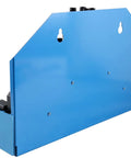 58 Piece Steel Clamping Kit With Wall Holder For Table Slot Five Eighths Inch And Stud Size One Half Inch With Thirteen Threads Per Inch Ideal For Heavy Duty Milling And Bridgeport Style Workpieces Accusize, showing a blue wall-mounted holder