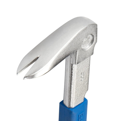 Close-up of 12.5 Inch Pro Claw Nail Puller with forged steel one-piece construction, cushioned no-slip grip, visible side view.