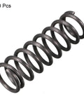 Compression Spring 1.2mm Wire Diameter, 10mm Outer Diameter, 30mm Free Length Steel Extension Spring, Black Finish, Set Of 10
