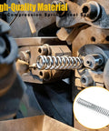 Beefy Steel Compression Spring For Machinery And Tools 0.162 Inch Wire Diameter 1.1 Inch Outer Diameter 7 Inch Free Length One Piece Pack