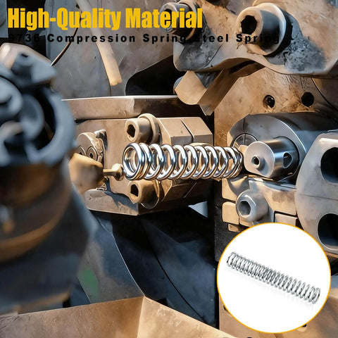 Beefy Steel Compression Spring For Machinery And Tools 0.162 Inch Wire Diameter 1.1 Inch Outer Diameter 7 Inch Free Length One Piece Pack