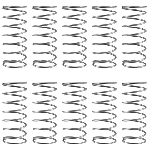 10 Pack Compression Springs Steel Coil Extension Springs With 0.047 Inch Wire Diameter 50mm Long 20mm Outer Diameter for DIY Projects