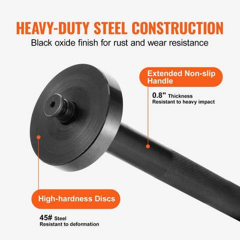 Heavy-duty steel construction from the 52 Piece Bushing Bearing And Seal Driver Kit Pro Grade For Transmission Bearings And Axle Seals