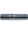 Steel Multi Purpose Stud Set 5 16 18 And 5 16 24 Thread Sizes 10 Pieces Bolts close-up view of a double-ended stud