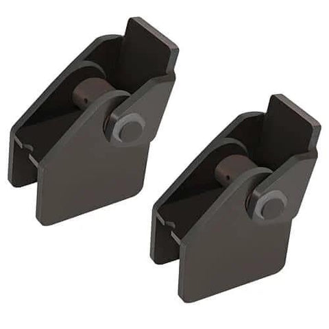 Two Pack Heavy Duty Steel Dump Truck Trailer Hinges Compatible With Two Inch Rectangular Tube Up To Six Inch Or Wider Durable Rust