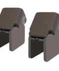 Two Pack Heavy Duty Steel Dump Truck Trailer Hinges Compatible With Two Inch Rectangular Tube Up To Six Inch Or Wider