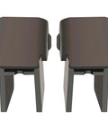 Two Pack Heavy Duty Steel Dump Truck Trailer Hinges Compatible With Two Inch Rectangular Tube Up To Six Inch Or Wider