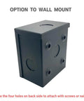 L6-30 Twist Lock Outlet Meter Box Kit with heavy steel enclosure for wall mount installation.