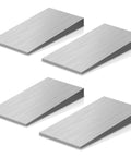 Four Piece Flange Wedge Set Heavy Duty 4 x 2 Beveled Right Angle Wedges in Steel for Lathe and Welding Machines