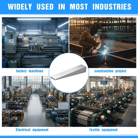 Steel Flange Wedge Beveled Set For Lathes And Welding Machines Right Angle Shims used in various industrial settings