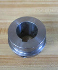 Close-up of 1/1250 Inch Bore 2 Inch Outer Diameter Flanged Bore Hub With Keyway And Set Screws, Steel, 6600 RPM, Part 7300255